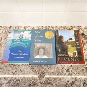 3 Books Karen Hesse young adult Out of the Dust Phoenix Rising Music Dolphins